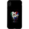 Mexico El Salvador Flag Custodia per iPhone XS Max Messico El Salvador