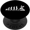 Tai Chi Beginner / Tai Chi Student / Fun Tai Chi Principianti/Evoluzione Dell'umanità Divertente Tai Chi Idea PopSockets PopGrip Adesivo