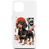 Street Dogs Custodia per iPhone 13 Scruffy Bassotto Urban Kawaii Dog Art