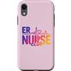 Emergency Room Nurse Squad Custodia per iPhone XR ER Nurse Club Battito cardiaco ECG Pronto soccorso RN