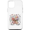Floral Sole Studio Custodia per iPhone 12/12 Pro Colorato Floreale Sneakers Primavera Fiori Design