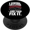 Showroom Finish Specialist Paint Correct Car Detailing Professional Auto Care Expert Pulizia del veicolo PopSockets PopGrip Adesivo
