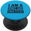 Realistic Introverts & Cynical Humor Citazione sarcastica autoironica del pensatore pessimista PopSockets PopGrip Adesivo