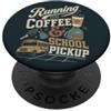Proud Parents School Life Retro Scuola Pickup Caffè Run Mamma Vita Umorismo PopSockets PopGrip Adesivo