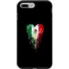 Mexico Flag Custodia per iPhone 7 Plus/8 Plus Bandiera Messico Cuore