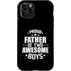 dad two sons proud dad boys father sons Custodia per iPhone 11 Pro Orgoglioso padre di due ragazzi