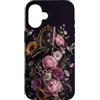 Hummingbird Apparel For You Custodia per iPhone 16 Forbici a specchio per parrucchieri con colibrì floreale