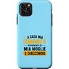 ErSa Solutions Custodia per iPhone 11 Pro Max Ironica e divertente Uomo a casa comando se moglie vuole.