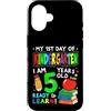 Flo Design Back To School Outfits Custodia per iPhone 16 My First Day of Kindergarten Boy Girls First Day of Kinder