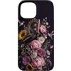 Hummingbird Apparel For You Custodia per iPhone 15 Forbici a specchio per parrucchieri con colibrì floreale