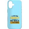 ErSa Solutions Custodia per iPhone 17 Ironica e divertente Uomo a casa comando se moglie vuole.