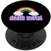 Funny Gamer Retro Cloud Humorous Sarcasm Ironic Death Metal Arcobaleno Detto Sarcastico PopSockets PopGrip Adesivo