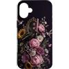 Hummingbird Apparel For You Custodia per iPhone 16 Plus Forbici a specchio per parrucchieri con colibrì floreale