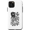Lakelandwholesale1 Shirt Company Custodia per iPhone 11 Pro Patriotic infermiera bandiera americana ECG battito cardiaco grafico