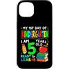 Flo Design Back To School Outfits Custodia per iPhone 13 My First Day of Kindergarten Boy Girls First Day of Kinder