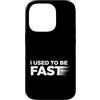 Nostalgic Minimalist For Dad Humor Comed Custodia per iPhone 14 Pro Divertente Detto Usato Sarcastico Sarcasmo Umoristico