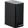 Relaxdays Pattumiera Bagno a Pedale, Cestino 10 L Secchio Interno Rimovibile, Coperchio Silenzioso, Metallo Opaco, Nero