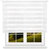 WELL HOME MOBILIARIO & DECORACIÓN Tenda avvolgibile giorno/notte - bianca, 100 x 250 cm (larghezza x lunghezza)/dimensioni del tessuto 97 x 245 cm