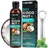 esmile Bio Coconut | Olio di Cocco Biologico per Denti 237ml + Pulisci Lingua | Oil Pulling Sbiancante