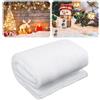 Auzlya Coperta di Neve di Natale,80 x 300cm Neve Finta Natalizia,Neve Artificiale per Decorazioni Decorazioni Natalizie,Addensate Coperta di Neve Artificiale