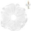 Nevoluxer Raccogligocce per Candele Protezione Antigoccia per Candele da Comunione E Battesimo in Tulle Diametro 3-5 Cm Decorazione per Cresima E Cerimonie Religiose