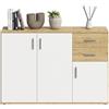 AVANTI TRENDSTORE - Sarre - Bellissimo comò rustico in 3 colori e varie miusure. A 3 ante battenti e 2 cassetti. Dimensioni LAP ca. 120x83x35 cm