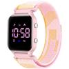 Timever Orologio Digitale per Bambini con Contapassi e 2 Sveglie — Orologio Sportivo per Bambine e Bambini con Cronometro, Luce e Data, Senza Cellulare e App, Cinturino in Nylon e Velcro