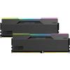 Klevv 64GB (32GBx2) CRAS V DDR5 6000Mhz Black Kit (2 x 32GB, 6000 MHz, RAM DDR5), Memoria RAM, Nero