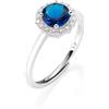 Amen Gioielli Anello Donna Amen DIAMOND Blu Argento 925 codice RLUBOBBBLZ2