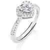 Amen Gioielli Anello Donna Amen DOLCE CUORE Bianco Argento 925 codice RTICUBBZ2