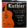 Luthier Set 40 Concert Gold Corde in Nylon per Chitarra Classica