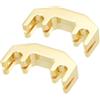 QUARKZMAN 2 Pezzi Sordina Per Violino Pratica Silenzio Metallo Artiglio Per 1/2, 3/4, 4/4 Controllo Volume Oro