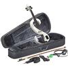 Stagg EVN 4/4 WH Violino Elettrico Completo 4/4, Bianco
