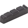 GraphTech PT-1238-60 Black TUSQ XL Slotted Bass Nut, 4 corde (38 x 6 mm) - Electric, Rounded, Flat