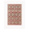 Westwing Collection Tappeto in lana a pelo lungo fatto a mano Reva - Rosso