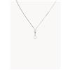 Diamanta Ciondolo in oro bianco con perla