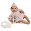 MUÑECAS ANTONIO JUAN S.L. Bambole Antonio Juan - Reborn Baby Love con Babitas Secche, Peluche e Bavaglino, Bambola Realistica con Accessori
