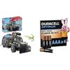 PLAYMOBIL 71144 City Action unità Speciale, Veicolo blindato, Elegante Fuoristrada delle Forze Speciali con luci e Suoni + Duracell Optimum confezione da 4 AAA