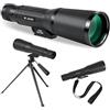BOSTRON Cannocchiale 12×62 con Treppiede per Birdwatching | HD Bak4 FMC Telescopio Spotting Scope,IPX7 Impermeabile,Cannocchiale Professionale per Caccia, Tiro a Segno