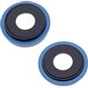 Generic Mobile TM Compatibile con Lente Fotocamera Posteriore con Supporto per iPhone 13 e 13 Mini - Vero zaffiro - Premium - Blu