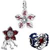 MGIUL Charm in argento sterling 925, con motivo a forma di cucciolo di lucciola, farfalla, per donne, braccialetti dei cartoni animati, perline e clip, Halloween, compleanno, Natale, regalo per