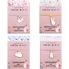 lasuroa 4 pz Braccialetti Coniglio Felice Pasqua Regali per Ragazze con Carte, Simpatici Gioielli Coniglietto Ciondolo Regali di Pasqua per Adolescenti, Ragazze (4 Stili), M