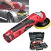 Generic Kit lucidatrice elettrica senza fili, 12 V, 2000 mAh, velocità variabile 0 - 3000 giri/min, include cuscinetti in lana e strumento di dettaglio, 2 batterie