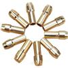 CRIDENG Set di accessori per mandrino smerigliatrice elettrica, 10 pezzi, con intervallo di serraggio da 0 5 mm a 3 2 mm, per vari strumenti rotanti
