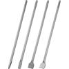 CPROSP 4 pezzi Scalpelli SDS-MAX 600mm, Scalpello Piatto 25mm+ Piastrelle 50mm+ Piastrelle 50mm (Angolato)+Scalpello a Punta, per Piastrelle Muratura Calcestruzzo Pietra
