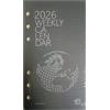 INTEMPO RICAMBIO 2026 CALENDARIO WEEKLY SETTIMANALE 6 fori Small 7,7x12,7 cm intempo + Omaggio segnalibro