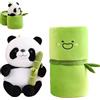 Bocguy Panda Peluche di peluche, panda 26 cm, panda con peluche seduto, per ragazzi e ragazze