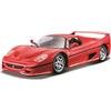 Burago Bburago 18-26010 - Ferrari F50 Modellino, Scala 1:24, Colori Assortiti: Rosso/Giallo