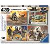 Ravensburger - Puzzles The Mandalorian 4 Pack | Puzzle Bambini 5 Anni In Su | Regalo Bambina 5 Anni E Uomo In Su 100 Pezzi | Puzzle Bambini 36 X 26 Cm | Puzzles Ravensburger