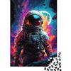 9K4D7V2G Astronauta Paesaggio Spaziale Puzzle 1000 Pezzi Carta Puzzle per Adulti Scenario Cosmico Puzzle per Famiglia Relax Casa Regalo 52x38cm/1000pcs